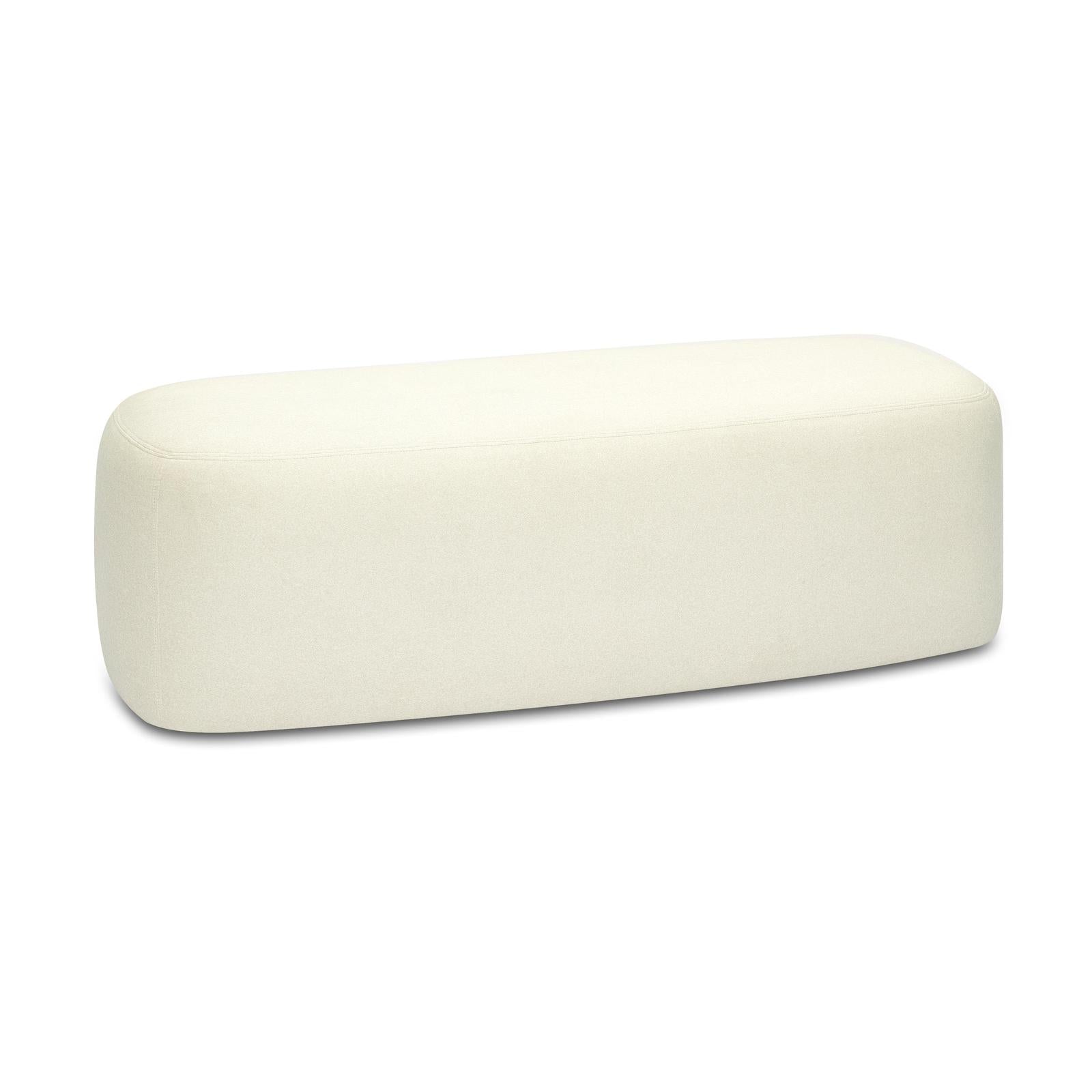 TOV Furniture Graceland Faux Mohair Bench