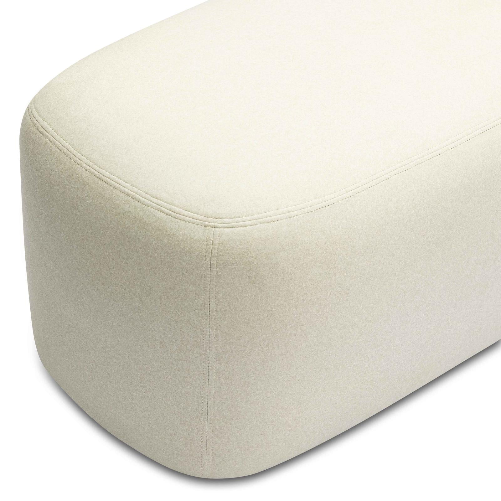 TOV Furniture Graceland Faux Mohair Bench