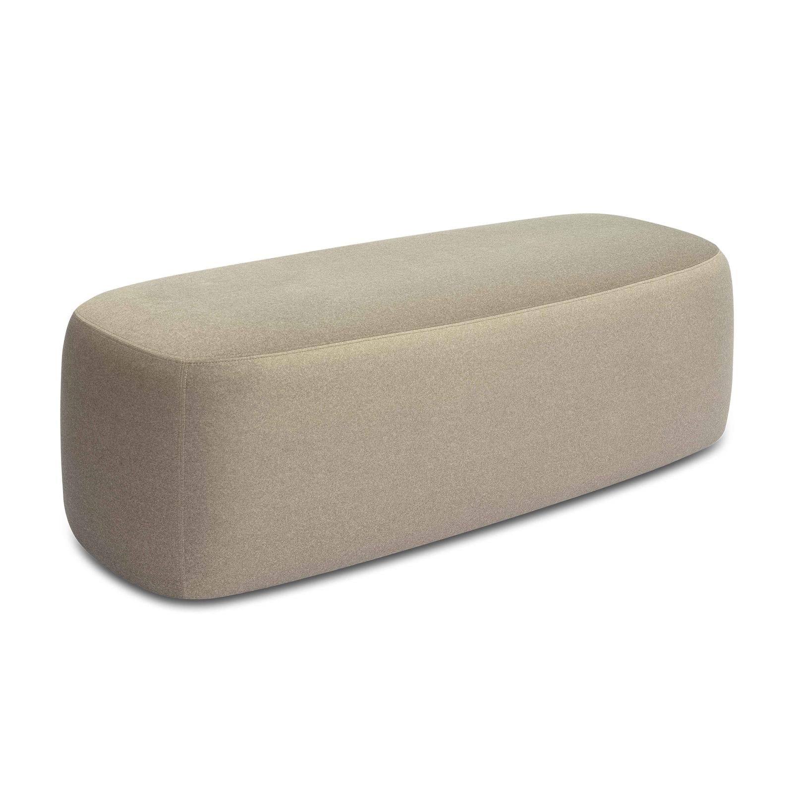 TOV Furniture Graceland Faux Mohair Bench