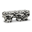 TOV Furniture Lena Jacquard Bench