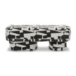 TOV Furniture Lena Jacquard Bench