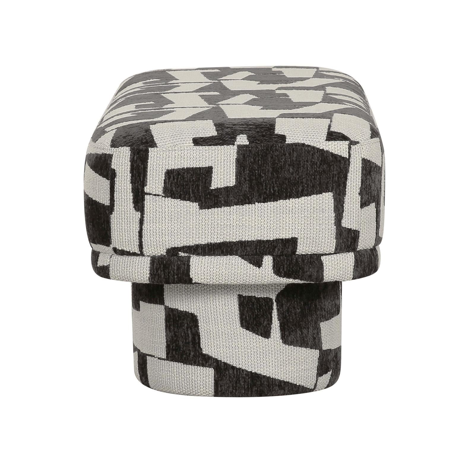 TOV Furniture Lena Jacquard Bench