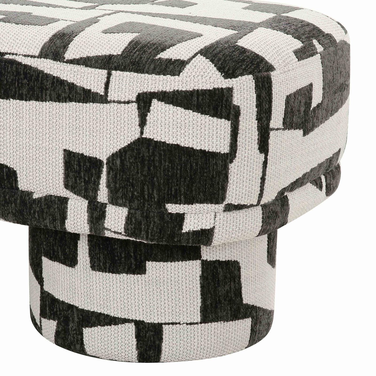 TOV Furniture Lena Jacquard Bench