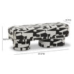 TOV Furniture Lena Jacquard Bench