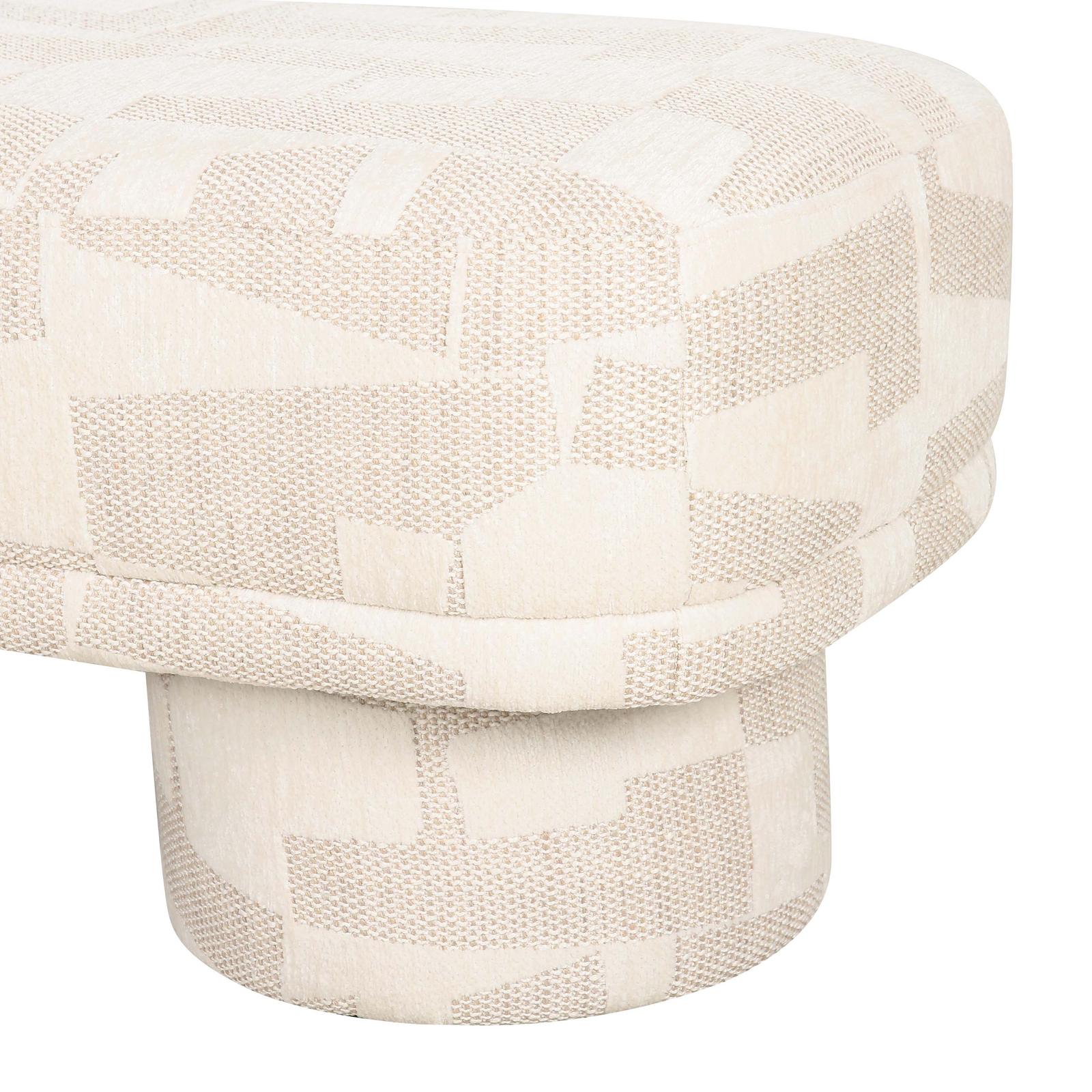 TOV Furniture Lena Jacquard Bench