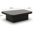 TOV Furniture Yoko Black Coffee Table