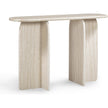 TOV Furniture Clementine Faux Travertine Console Table