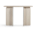 TOV Furniture Clementine Faux Travertine Console Table