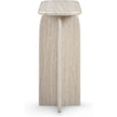 TOV Furniture Clementine Faux Travertine Console Table