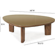 TOV Furniture Oani Walnut Coffee Table