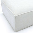 TOV Furniture Mindy Performance Chenille Basketweave Ottoman