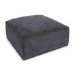 TOV Furniture Mindy Performance Chenille Basketweave Ottoman