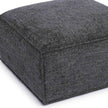 TOV Furniture Mindy Performance Chenille Basketweave Ottoman