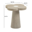 TOV Furniture Allium Washed Ash Side Table
