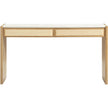 TOV Furniture Paige Natural Oak Drawer Console Desk