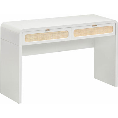 TOV Furniture Patty Rattan 2-Drawer Console Desk