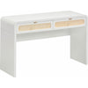 TOV Furniture Patty Rattan 2-Drawer Console Desk