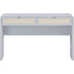 TOV Furniture Patty Rattan 2-Drawer Console Desk
