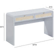 TOV Furniture Patty Rattan 2-Drawer Console Desk