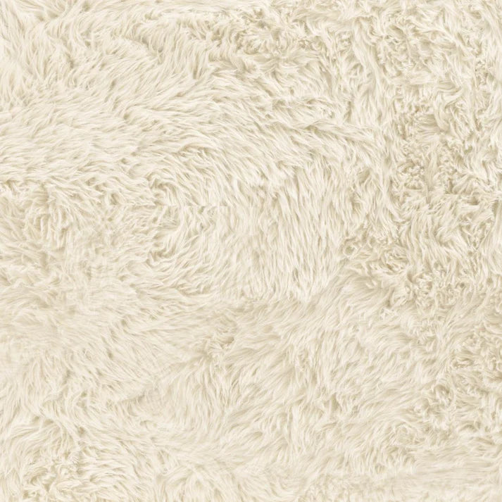 TOV Furniture Ollie Straight Vegan Shearling Bench