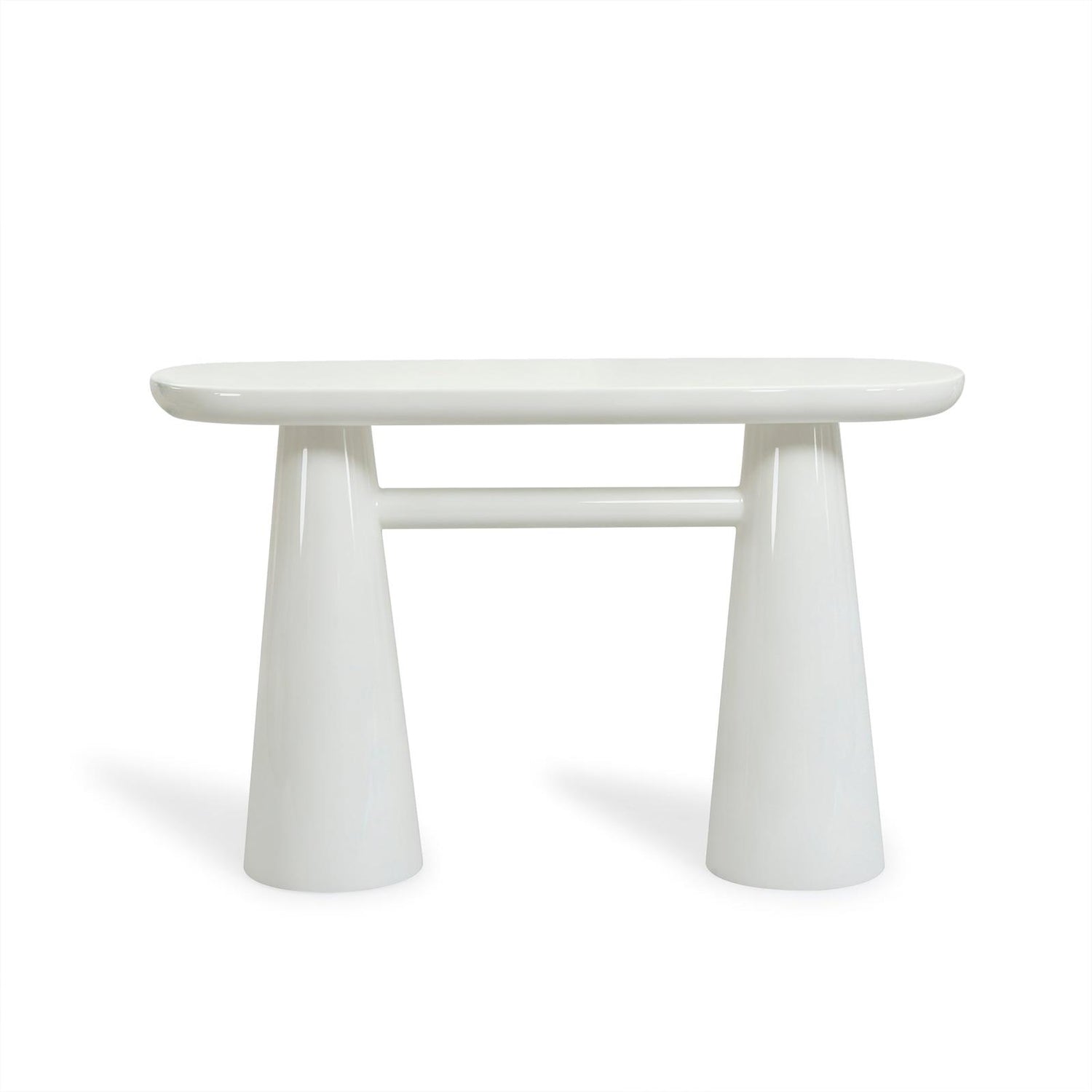 TOV Furniture Baila 50" Glossy Lacquer Console Table