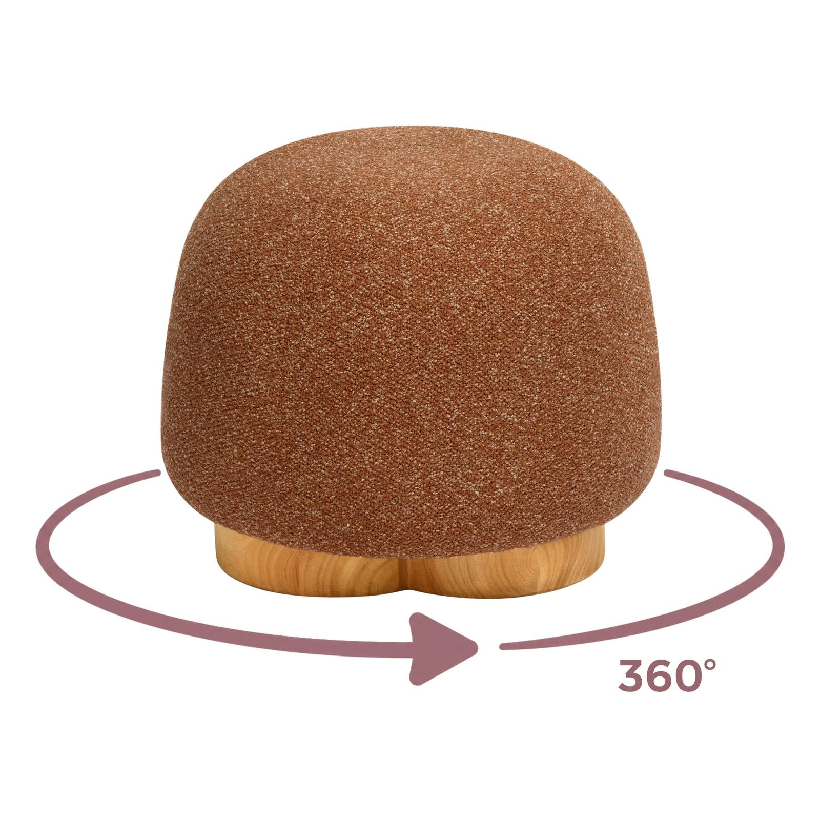 TOV Furniture Oopa Swivel Ottoman
