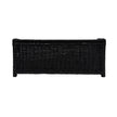 TOV Furniture Poppy Black Rattan Small Pet Bed