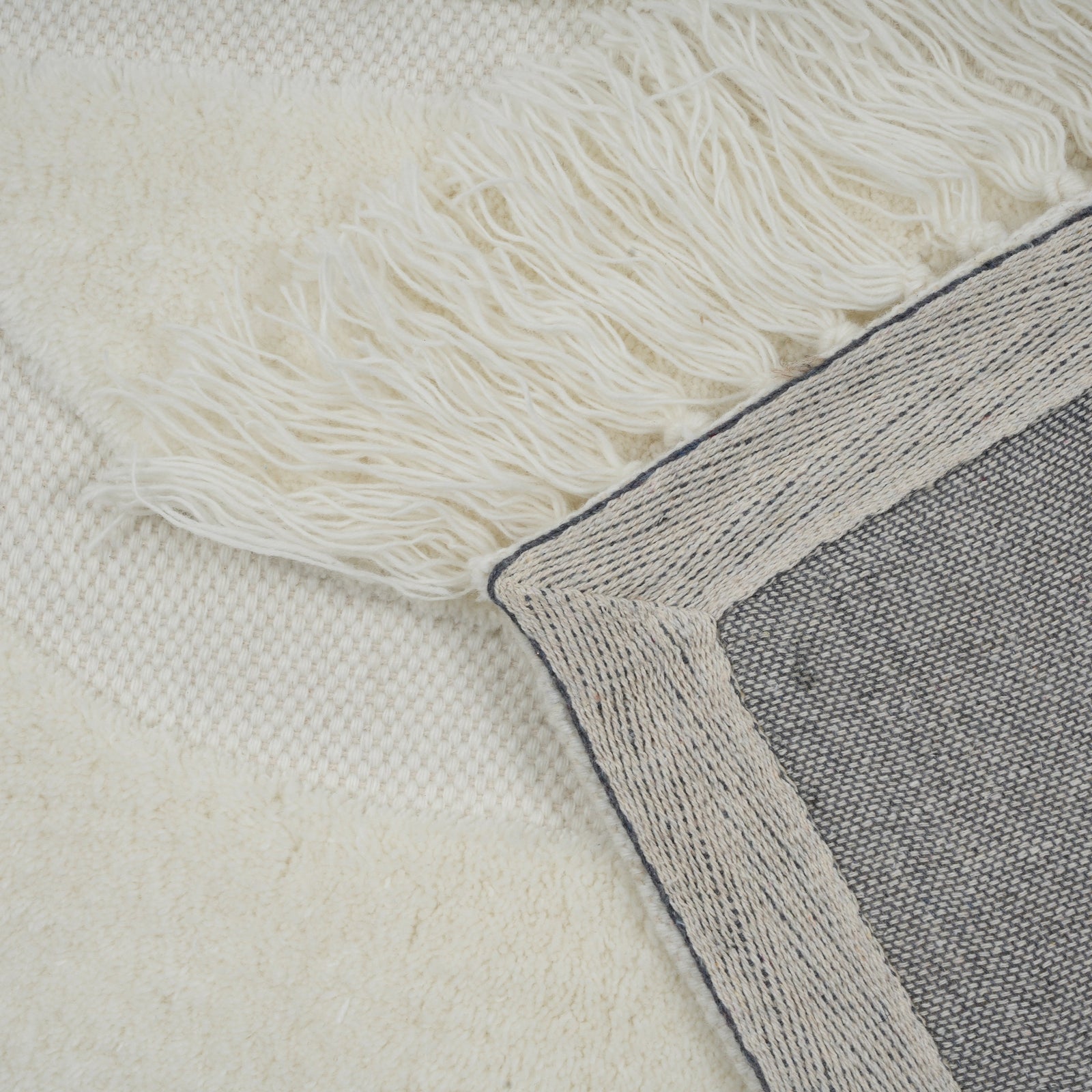 TOV Furniture Loop White Area Rug