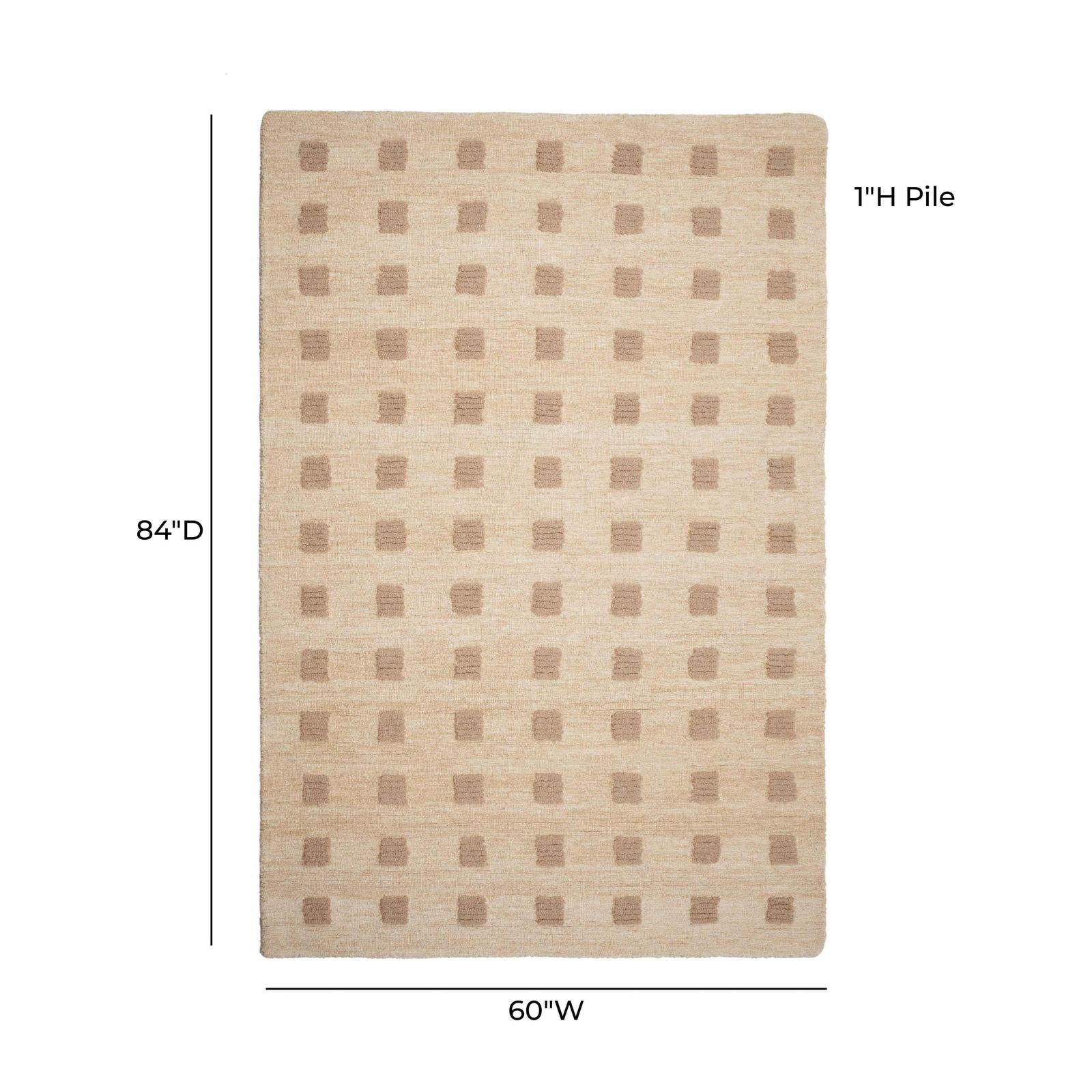 TOV Furniture Hari Natural Hand-Tufted Rug