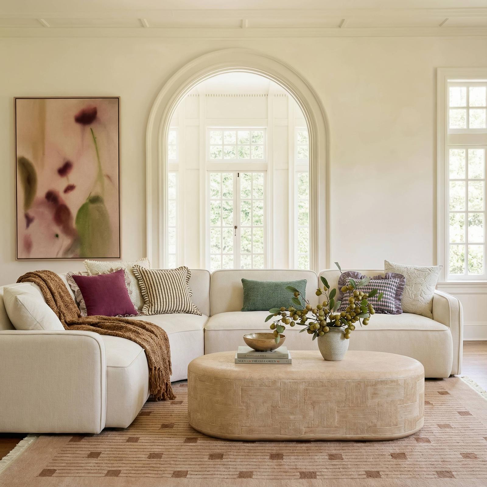 TOV Furniture Hari Natural Hand-Tufted Rug