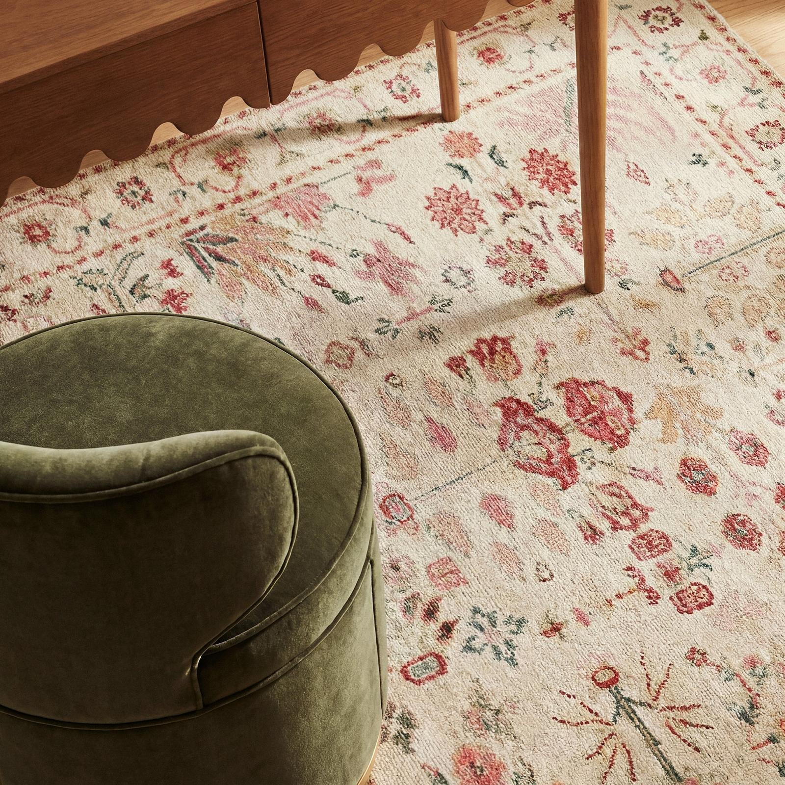 TOV Furniture Jardin Hand Woven Wool Area Rug 5'X8'