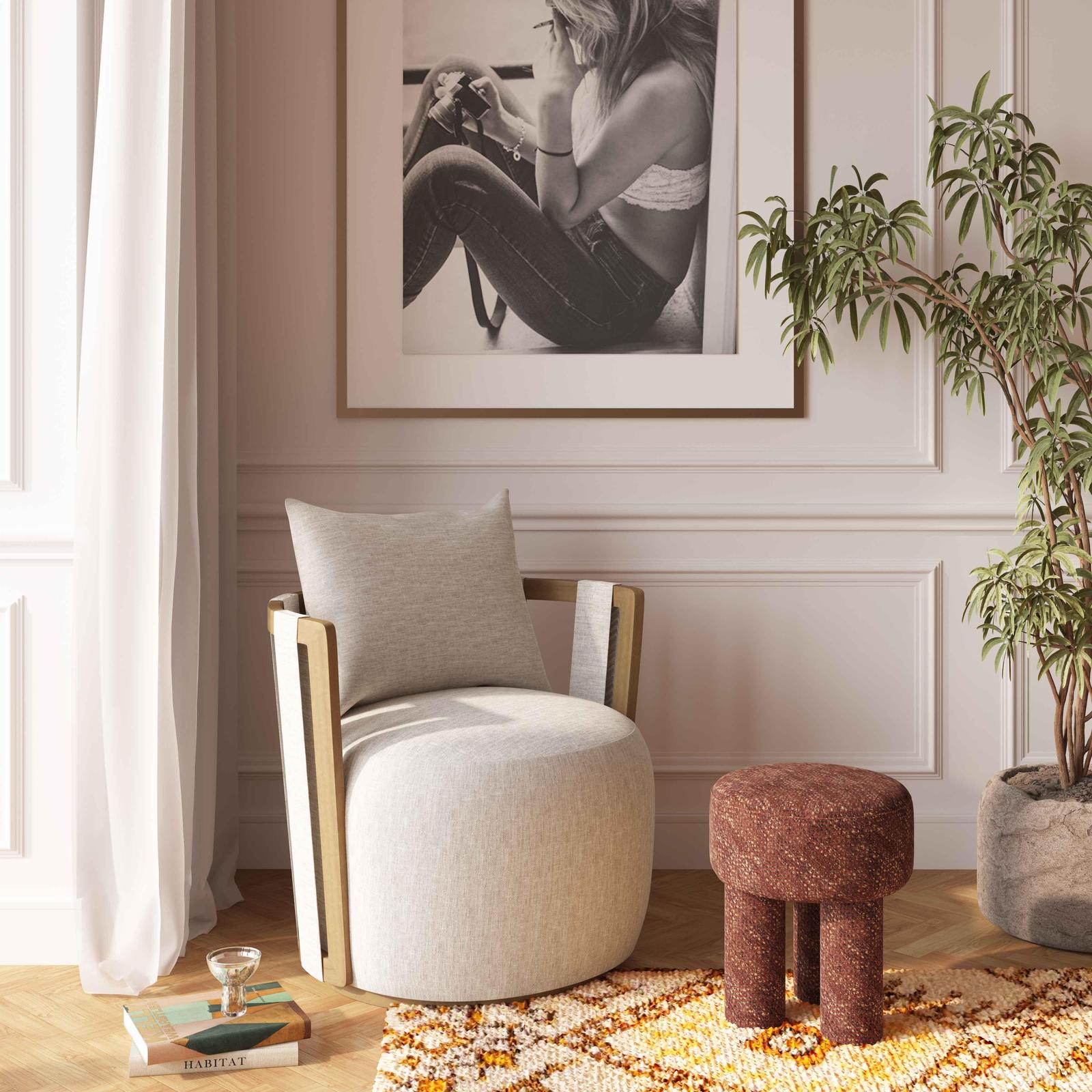 TOV Furniture Paolo Swivel Chair
