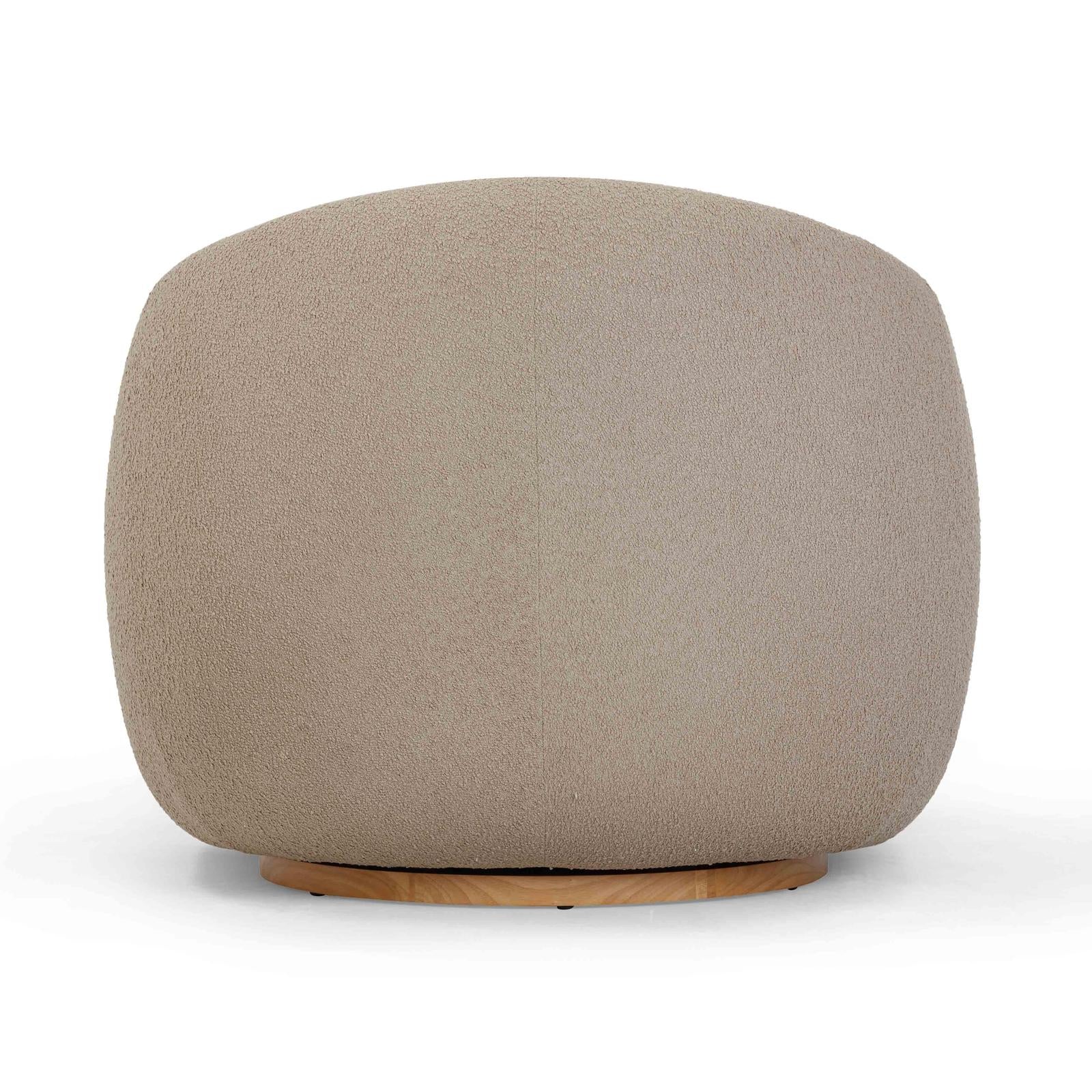 TOV Furniture Judy Boucle Swivel Chair