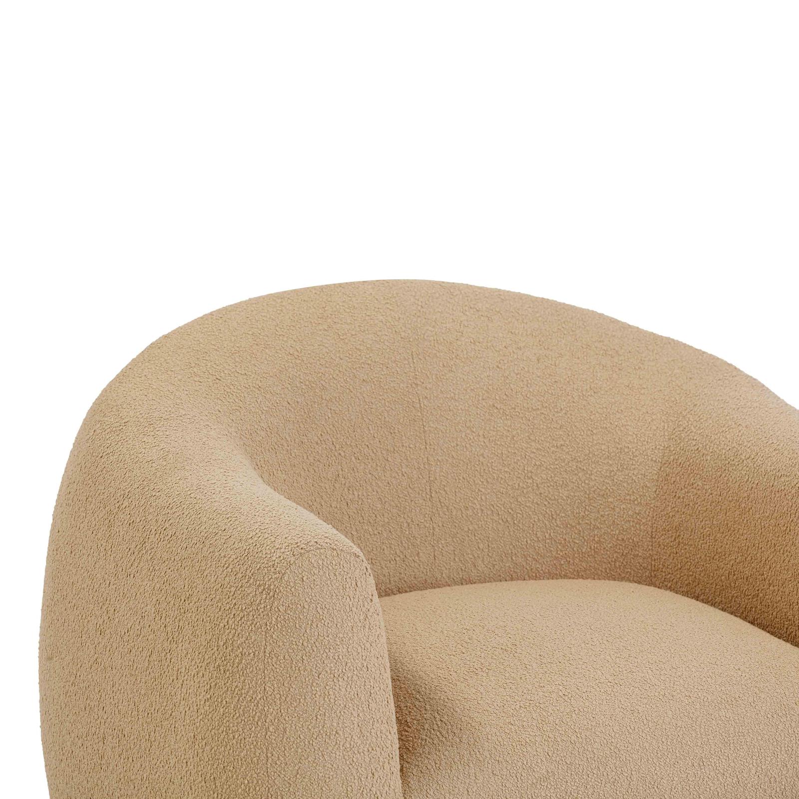 TOV Furniture Judy Boucle Swivel Chair