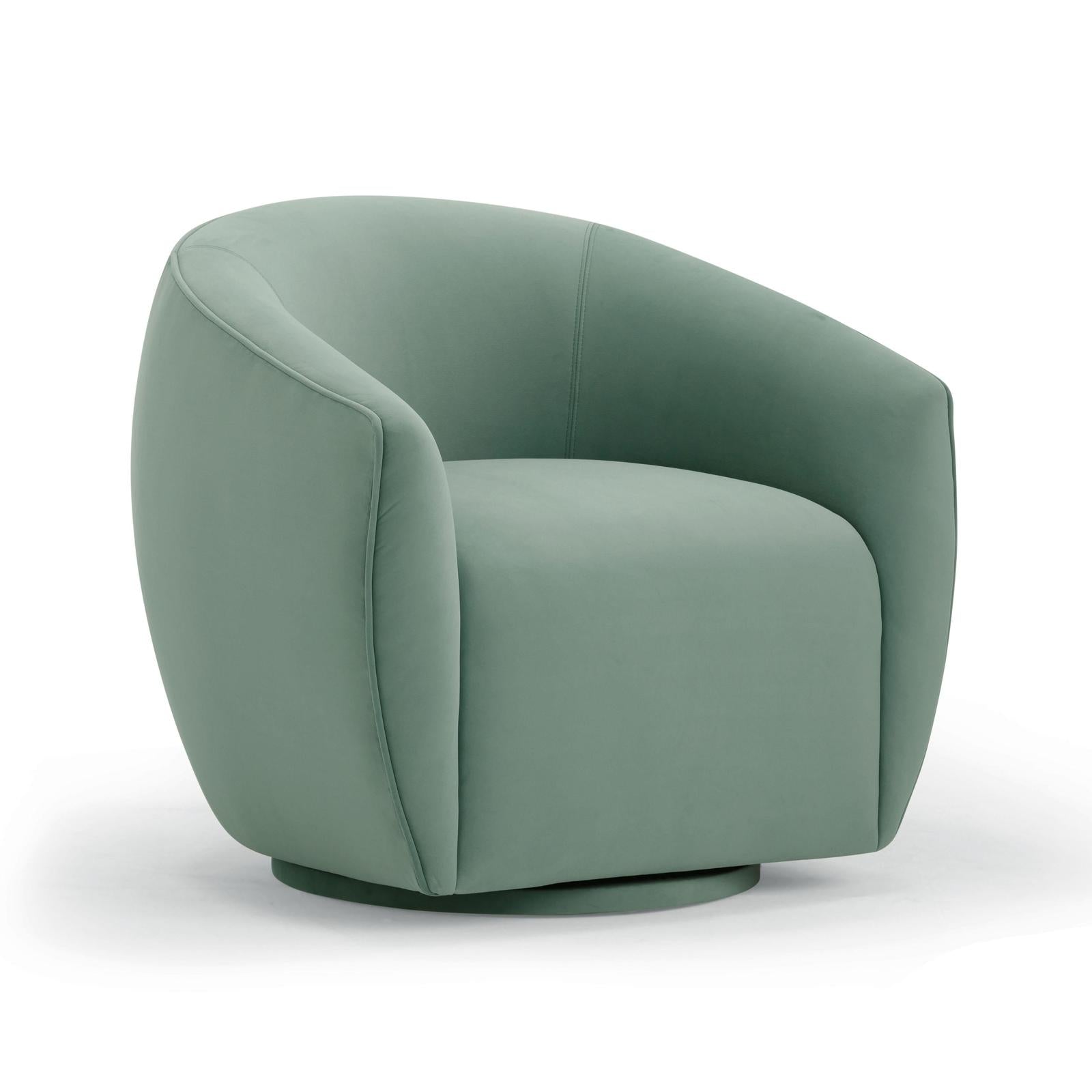 TOV Furniture Jordan Velvet Swivel Chair