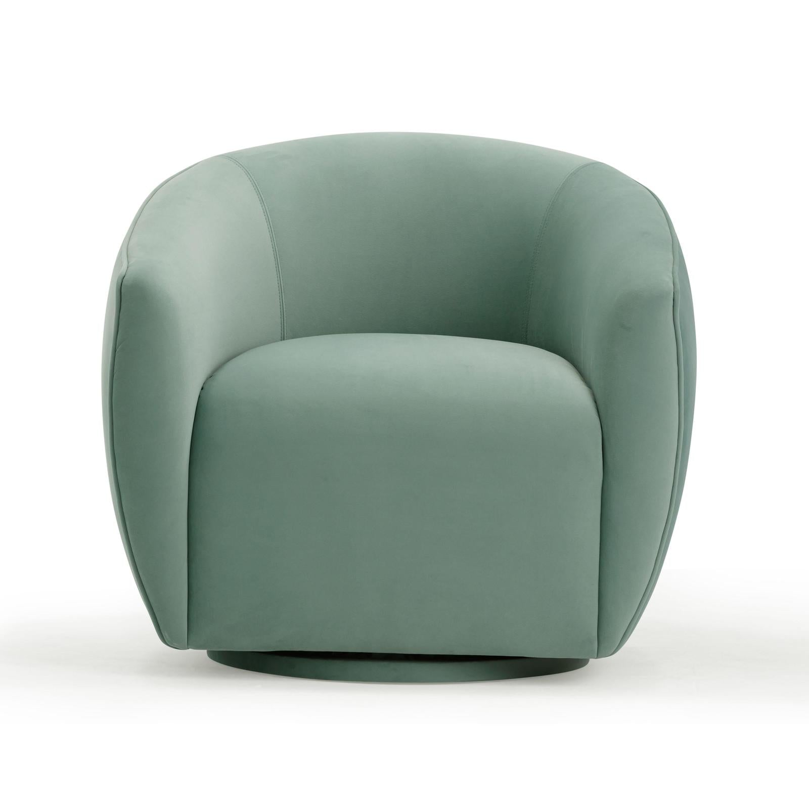 TOV Furniture Jordan Velvet Swivel Chair