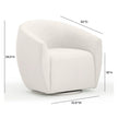 TOV Furniture Jordan Velvet Swivel Chair