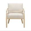TOV Furniture Dixie Cream Performance Corduroy Accent Chair