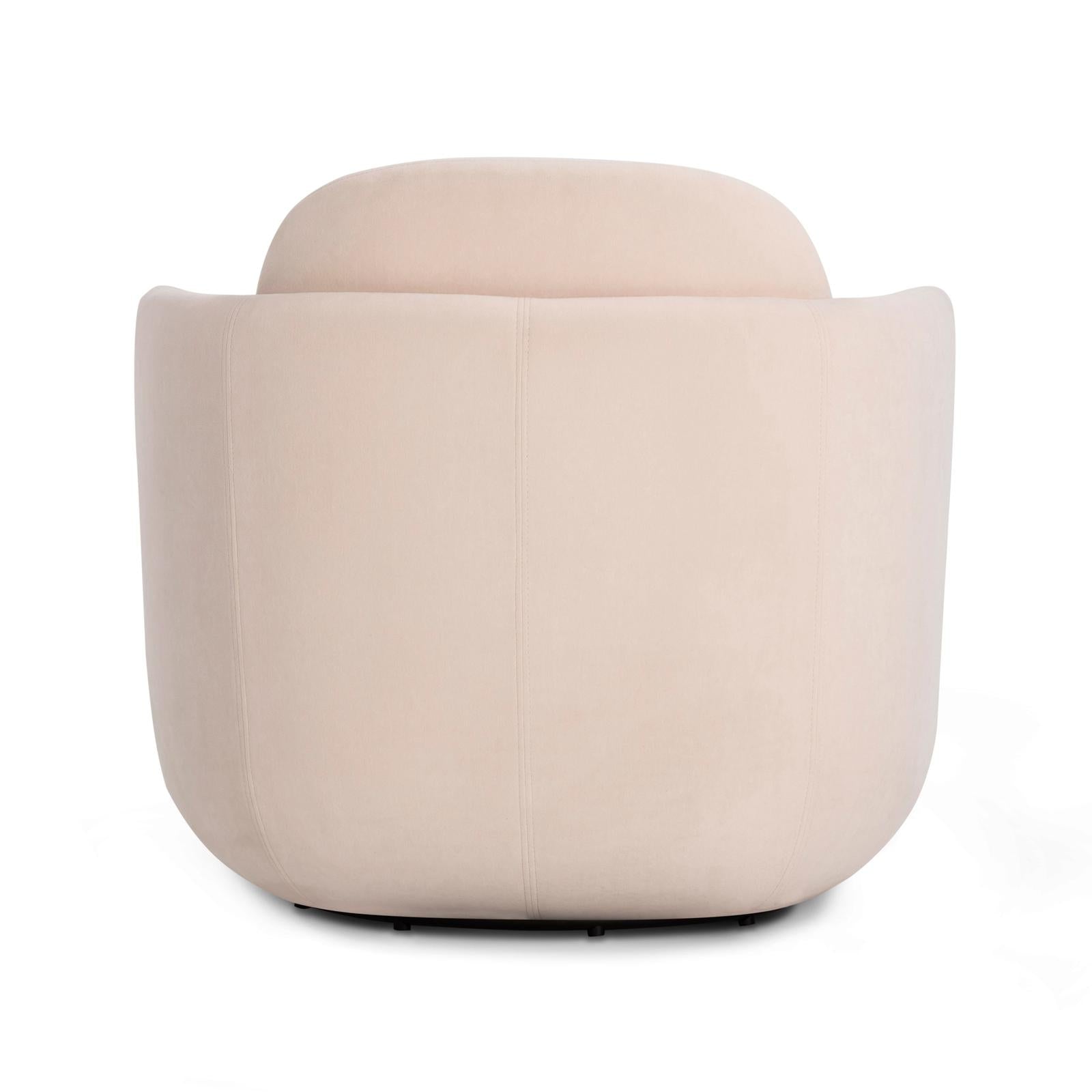 TOV Furniture Wolfie Velvet Swivel Chair