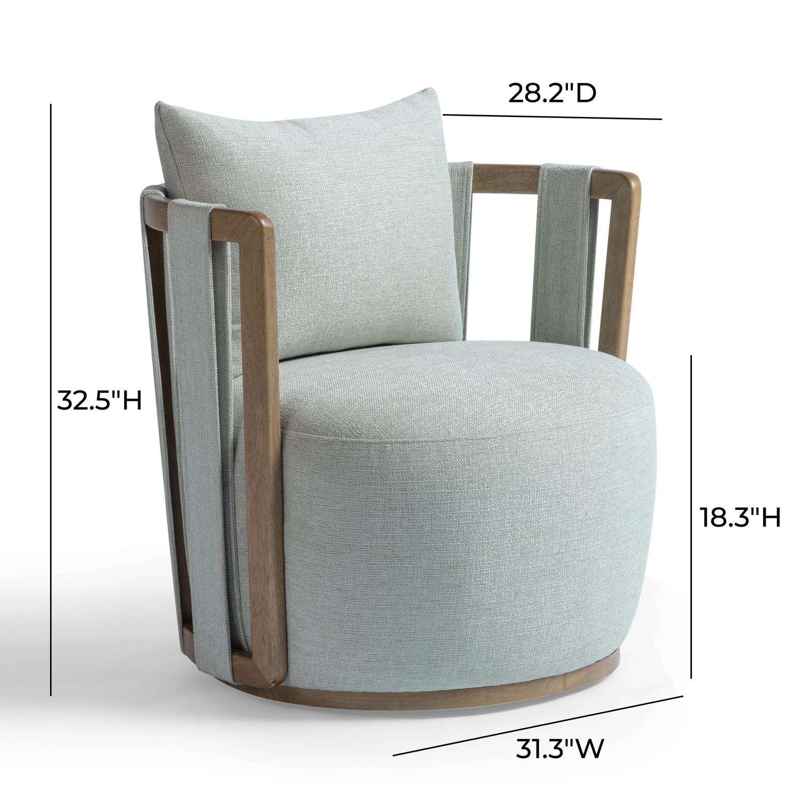 TOV Furniture Paolo Swivel Chair