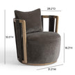 TOV Furniture Paolo Swivel Chair