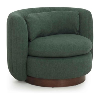TOV Furniture Nura Contract-Grade Chenille Swivel Accent Chair