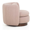 TOV Furniture Nura Contract-Grade Chenille Swivel Accent Chair