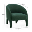 TOV Furniture Kris Contract-Grade Chenille Accent Chair