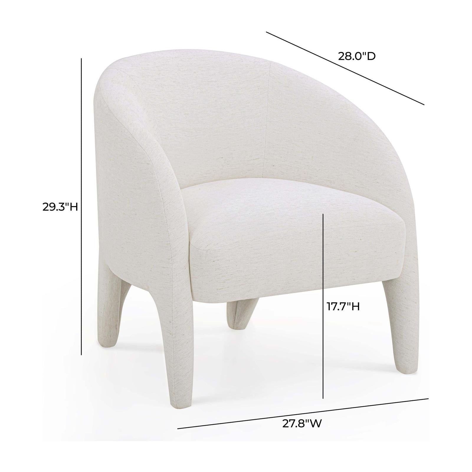 TOV Furniture Kris Contract-Grade Chenille Accent Chair