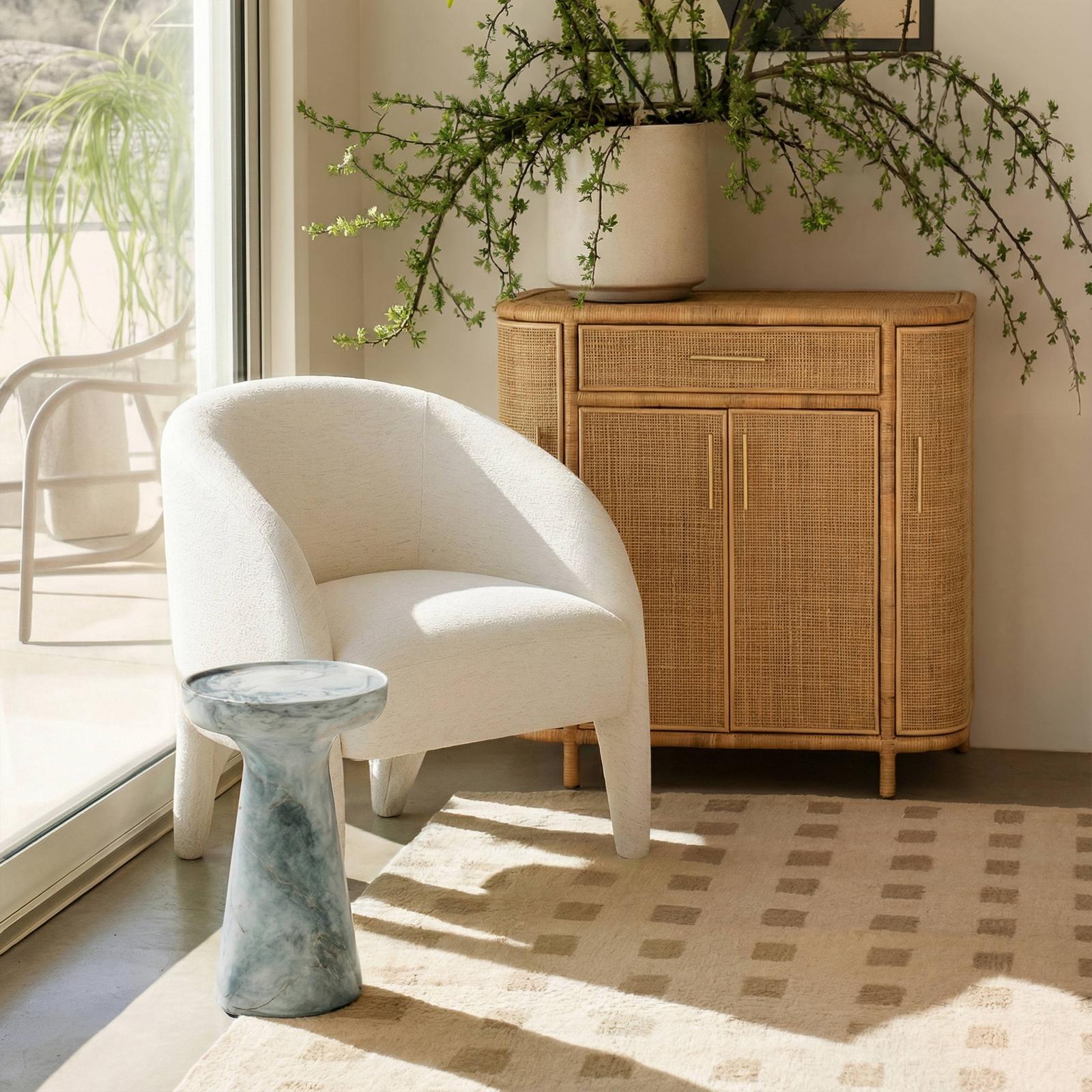 TOV Furniture Kris Contract-Grade Chenille Accent Chair