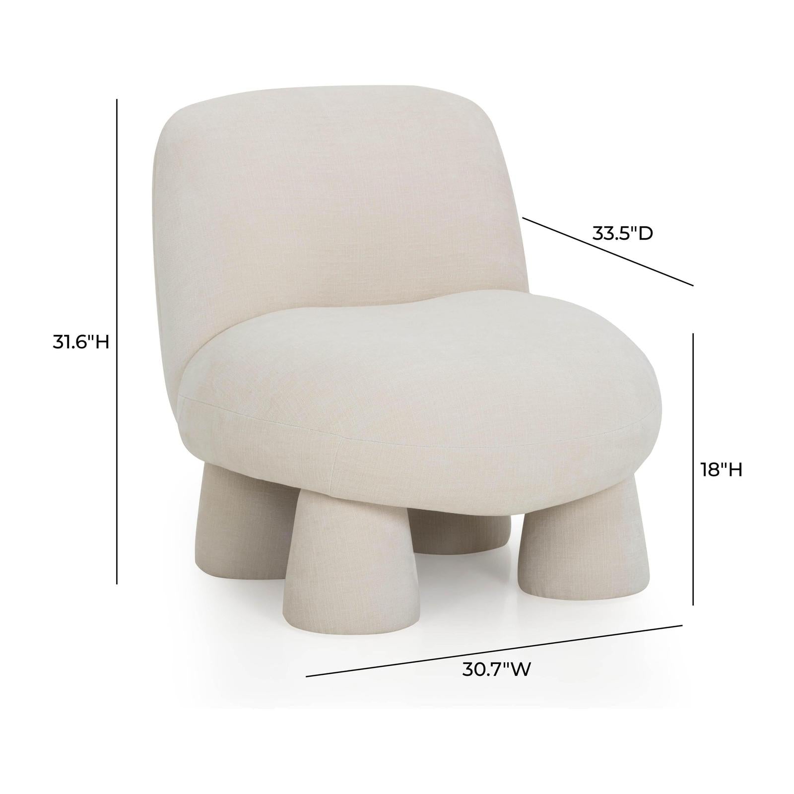 TOV Furniture Stomp Upcycled Performance Chenille Accent Chair
