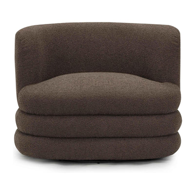 TOV Furniture Astor Heavy Performance Boucle Swivel Hotel Lounge Chair