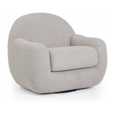 TOV Furniture Tiago Warm Grey Performance Boucle Swivel Accent Chair