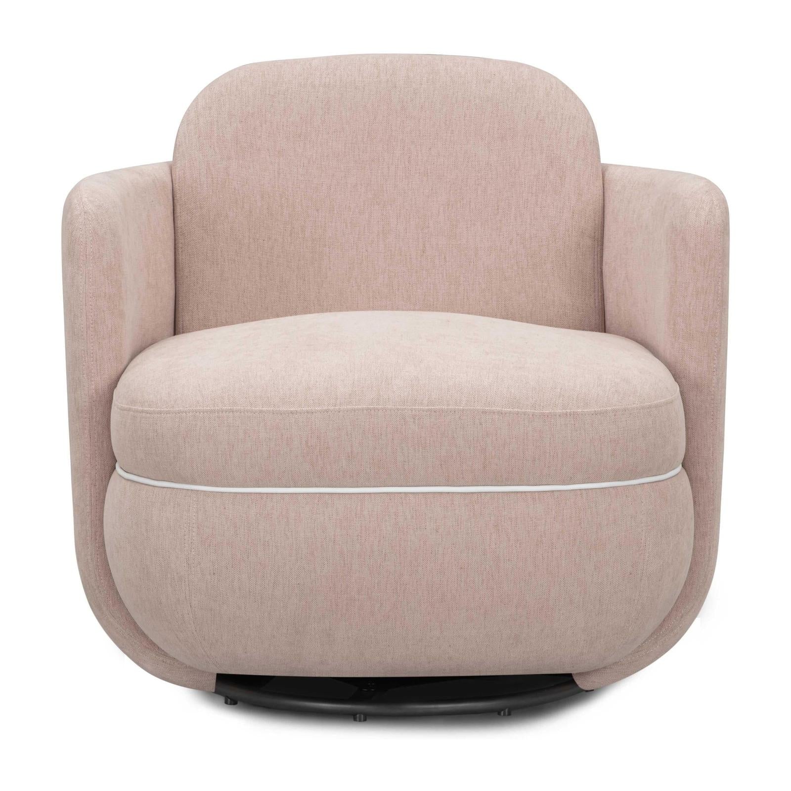 TOV Furniture Wolfie Performance Chenille Swivel Accent Chair